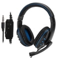 thumbnail image 2 of Auriculares para juegos, instalación sin esfuerzo de las auriculares para juegos de computadora montadas en la cabeza para juegos, 2 of 8