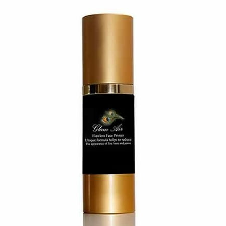 Glam Air Air Brush Foundation Makeuplong Lasting Flawless, Beautiful, Water Based, Natural Looking Skin (0.25 oz Bottle) (FOUNDATION (Best All Natural Face Primer)