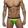 thumbnail image 4 of FcBaudy Men's Low Waist Solid Color High Vent Swimming Trunks Underpants Men Pants, 4 of 5