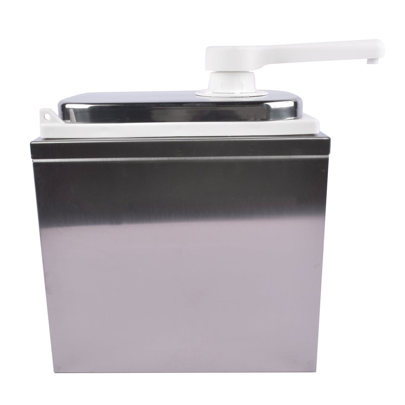 2L Sauce Dispenser Pump with 2.1 Quart Jar, Ketchup Pump Condiment Dispenser for Cheese Ketchup Salsa Syrup Dressing BBQ Sauce