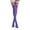 Purple #001, variant on Nmnitkp Socks for Women Add to the Festive Atmosphere Women Over Knee Thigh High Socks Plus Size Tube Leg Warmers Stocking Cotton Long Solid Leggings Sock