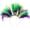 Mardi Gras 1, variant on Mardi Gras Headbands for Women Mask Fleur De Lis Hairband Carnival Headwear Mardi Gras Hair Accessory Gifts