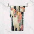 thumbnail image 5 of Coolnut Alpaca Flowers Towels 3 Pack Bath Towels for Bathroom Set Soft Cotton Highly Absorbent Lightweight & Quickdry Towel Set 1 Bath Towel,1 Hand Towel,1 Washclothe Wash cloth, 5 of 6