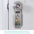 thumbnail image 3 of Metal Password Padlock Key Safe Storage Lock Box Lockbox, 3 of 3