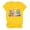 Yellow, variant on PVCS Womens Tops Women's Fashion Crewneck Printed Short Sleeve T-Shirt Casual Loose Shirt Tops