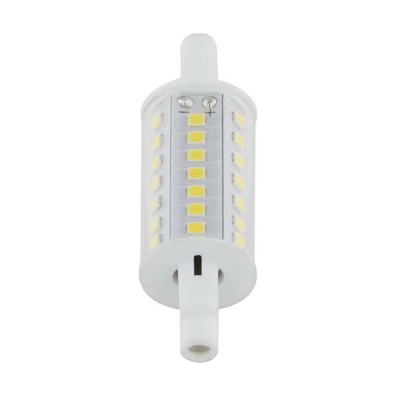 6W LED T3 78mm R7S Base 3000K 200 Beam Angle Double Ended Bulb 120v
