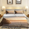 thumbnail image 2 of 3D Sunset Sky Mountain Beach Quilt Cover Set Ropa de Cama Set Funda Nórdica, 2 of 3