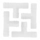 thumbnail image 4 of Conector de manguera de drenaje de aire acondicionado, 4 unidades, conector de tres vías, accesorio de manguera de aire acondicionado, 4 of 8