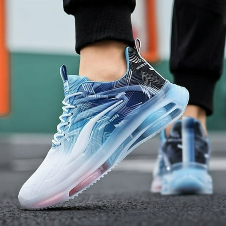 

Men s Air Cushion Basketball Shoes - Comfy Non-Slip Breathable Sneakers for Outdoor Activities