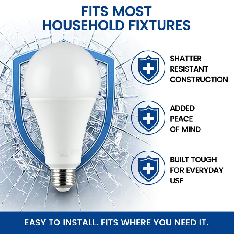Great Value A23 LED High Output Bulb, 30W, Soft White photo 6