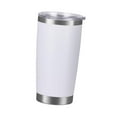 thumbnail image 4 of Taza de café con aislamiento, taza con aislamiento al vacío con tapa, taza con aislamiento para coche, Blanco, 4 of 9