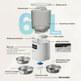 thumbnail image 6 of Vacqueen Automatic Cat Food Dispenser, Programmable Feeders Indoor with 6L Capacity and Portion Control, 6 of 13