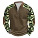thumbnail image 2 of Blusas y camisas de manga larga con cuello redondo para hombre, sudadera con capucha de cuello redondo con cremallera y estampado, sudadera de manga larga, blusa de poliéster para hombre, 2 of 4