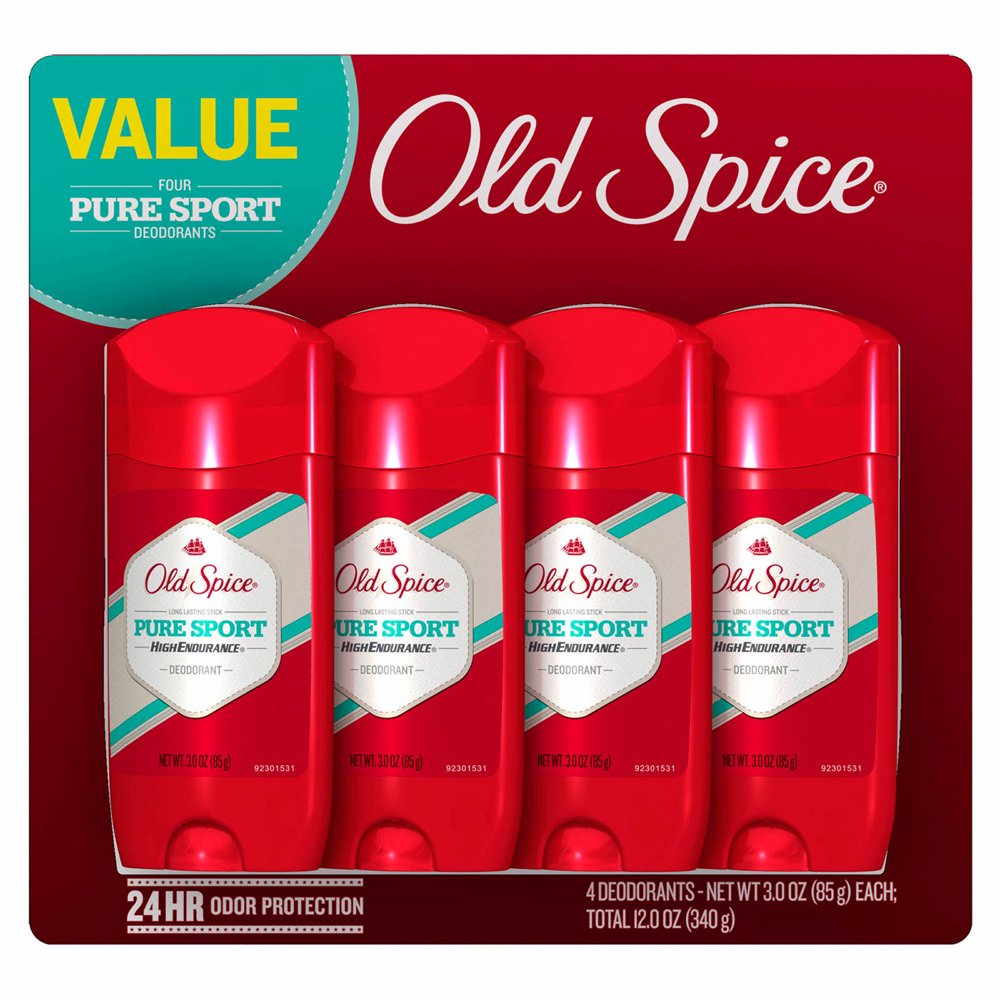 Product of Old Spice High Endurance Deodorant Pure Sport 4 Pk