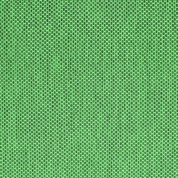 Ahgly Company Indoor Square Abstract Green Contemporary Area Rugs, 4' Square