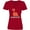 Red, variant on Inktastic Grandmasaurus Women's V-Neck T-Shirt