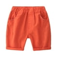 thumbnail image 4 of Xijirk Toddler Boys Loose Fit Shorts Elastic Waist Comfort Breathable Casual Pants for Outdoor Everyday Wear,5-6 Years, 4 of 4