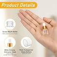 thumbnail image 4 of 20 Pack Mini Dropper Bottle for Cuticle Oil, 2ml Small Sample Essential Oil Dropper Bottles for Travel, Clear Empty Vails for Cosmetic Perfume, 4 of 7
