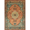 thumbnail image 1 of nuLOOM RZIN08A-406 Tapis de Zone Médaillon Floral Nacré Rouille 4 Pieds x 6 Pieds, 1 of 3