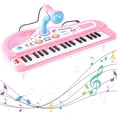 thumbnail image 1 of Kids Keyboard Piano Simulated 37-Key Music Keyboard Musical Toy with Microphone, 1 of 10