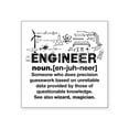 thumbnail image 1 of CafePress - Engineer Sticker - Square Sticker 3" x 3", 1 of 1