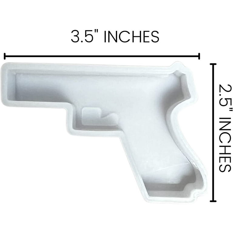 Handgun Gun Shotgun Men Freshie Silicone Mold Shell for Scented