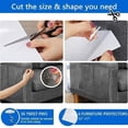 thumbnail image 3 of LAICAIW Cat Scratch Furniture Protector 6Pack X Large Cat Scratch Deterrent Cat Scratching Guard Cat Couch Protector Cats Furniture Protector Cat Repellent for Furniture Scratch Cat Training Tape, 3 of 7