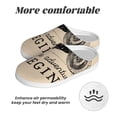 thumbnail image 6 of Picia Let The Adventure Begin for Women's Lamb-hug Comfy Fleece House Slippers Memory Foam, Slip-on House Shoes Indoor Outdoor-46/47, 6 of 7