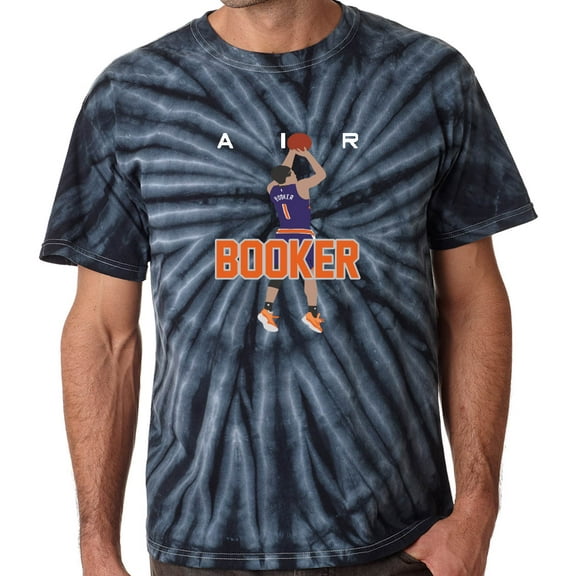 TIE-DYE Black Devin Booker Suns AIR T-shirt ADULT