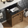 thumbnail image 3 of DELUXE LIVING 30" Bathroom Vanities with Sink, Fully Assembled Farmhouse Freestanding Storage Vanity&nbsp;Cabinet, Brown Oak, 3 of 8
