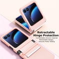 thumbnail image 2 of for Motorola Razr+ 2023 Case with Hinge Protection, Slim PC Back Cover Scratch-Resistant Fashion Women Girls Phone Case for Motorola Razr Plus 2023 - Pink, 2 of 12