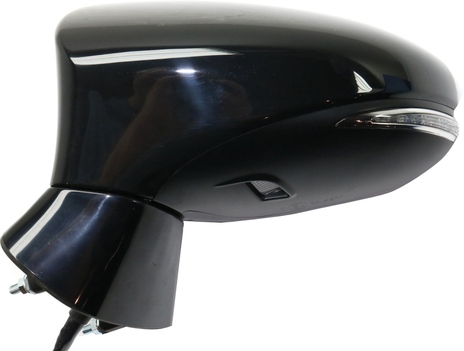 Mirror Compatible With 2014-2018 Lexus GS350 2016 GS200t Left Driver Side Heated w/ Blind Spot Detection in Glass In-housing Signal Light Paintable Kool-Vue