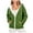 Green, variant on QQAMB Fall Sweatshirts for Women Zip Up Hoodies Oversized Sweatshirt Y2K Clothes Casual Comfy Trendy Drawstring Jacket with Pockets Wine 2XL