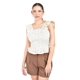 thumbnail image 1 of Blusa bordada con olanes Roman Fashion /Juvenil, 3220 (Arena) beige M, 1 of 5