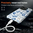 thumbnail image 7 of FKBRCL4U for iPhone 16 Pro Compatible with Magsafe Case Blue Ocean Seashell Star Beach Summer Pattern for Girl Boy Full Body Magnetic Design Soft Silicone Protection, 7 of 7