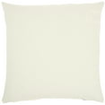 thumbnail image 2 of Mina Victory Life Styles Solid Modern Cotton Throw Pillow in Taupe Brown, 2 of 6