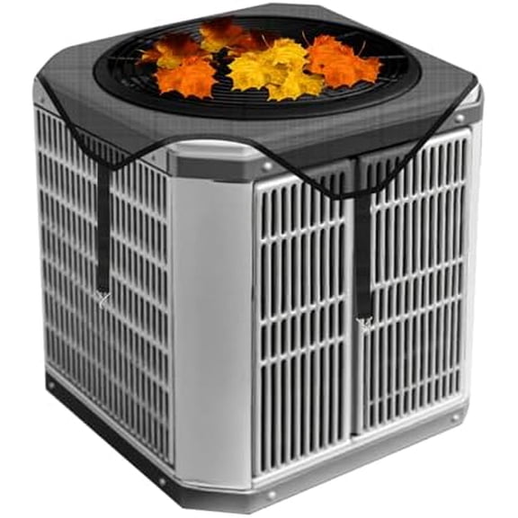 Central Air Conditioner Covers for Outside Units 28'' x 28'', AC Mesh Covers for Outside Unit, AC Unit Cover Outdoor Air Conditioner Condenser Hvac Heat Pump Cover Breathable Top Universal Defender