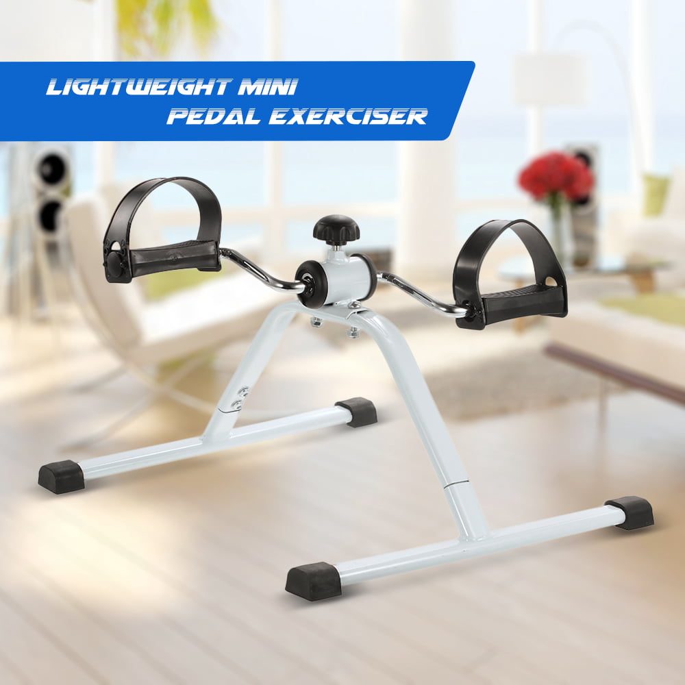 TOMSHOO Mini Pedal Exerciser Arm Leg Exercise Machine Physical Therapy Pedal Cycle Exercise Bike