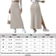 thumbnail image 2 of Faldas largas Falda ajustada para mujer Traje informal de punto cómodo y elegante (Beige M) Kuymtek Beige T M para Mujer, 2 of 6