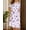 White Floral, variant on House Dress for Women with Pockets Button Down Duster Housecoat Short Sleeve Patio Dress Nightgown