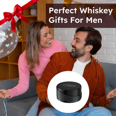 Rechargeable Electric Whiskey Smoker Kit with Built-in Lighter, Includes 6 Wood Chips, Perfect for Cocktails & Gifts