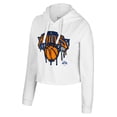 thumbnail image 2 of Women's Stadium Essentials White New York Knicks Ice Cream Cropped Hoodie, 2 of 4