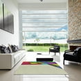 thumbnail image 7 of Ahgly Company Machine Washable Indoor Square Transitional Organic Brown Green Area Rugs, 8' Square, 7 of 7