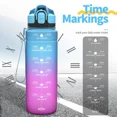 thumbnail image 3 of ZOUNICH BPA Free Water Bottle with Time Marker Leakproof Water Bottles for Kids 17oz, Blue Purple, 3 of 6