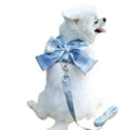 thumbnail image 2 of Harnais de Robe pour Chien avec Laisse Tenue Classique à Carreaux Vêtements Printemps Été Costume Princess pour Promenade en Plein Air, 2 of 11