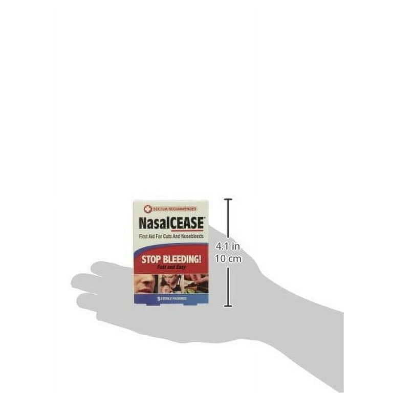 Nasalcease FirstAid Nosebleeds, 5-Count Box - Walmart.com Nasalcease FirstAid Nosebleeds, 5-Count Box - Walmart.com