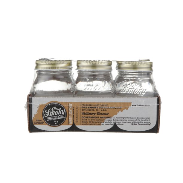 Ole Smoky White Lightnin Moonshine 6 Pack for Breakroom - Walmart