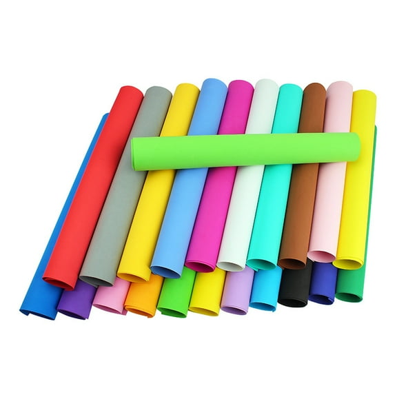 GOOHOCHY 10pcs DIY Sheets Paper Colorful Sheets Assorted Colours For DIY Craft ( 50cm)