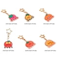 thumbnail image 4 of Keychain Ring Fashion Cute Fruit Car Key Car Keychains Acrylic Key Chain Backpack Handbag Wallet Decorative Keyring Pendant Jewelry Female Ladies Type 1, 4 of 9