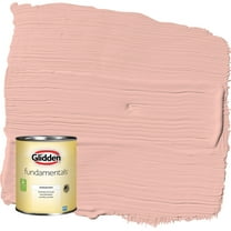 Glidden Fundamentals Peach Beige / Red Flat Interior Paint, 1 Quart